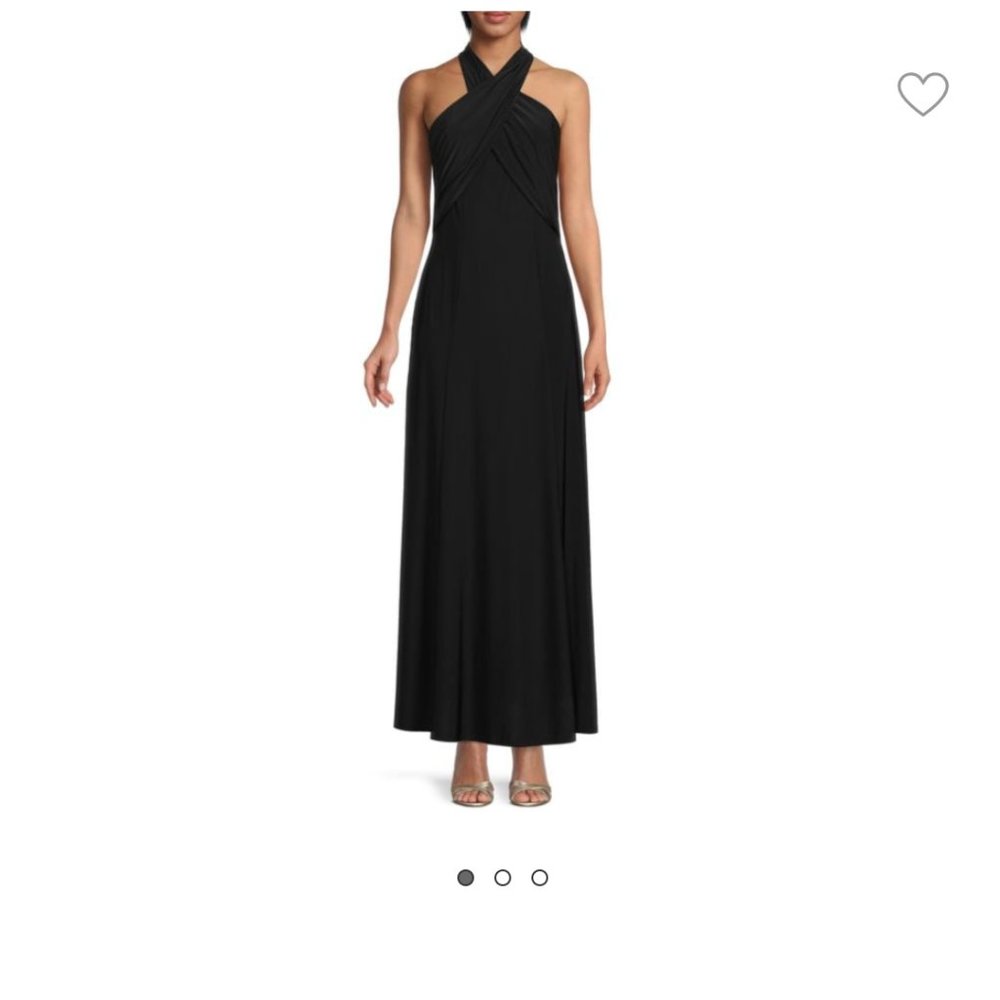 RACHEL Rachel Roy halterneck black gown